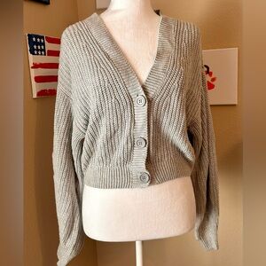 H&M Gray Women's Knit Cardigan